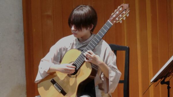 森田晴さんのミュージアムコンサート。猛暑の中、無事に終演しました。